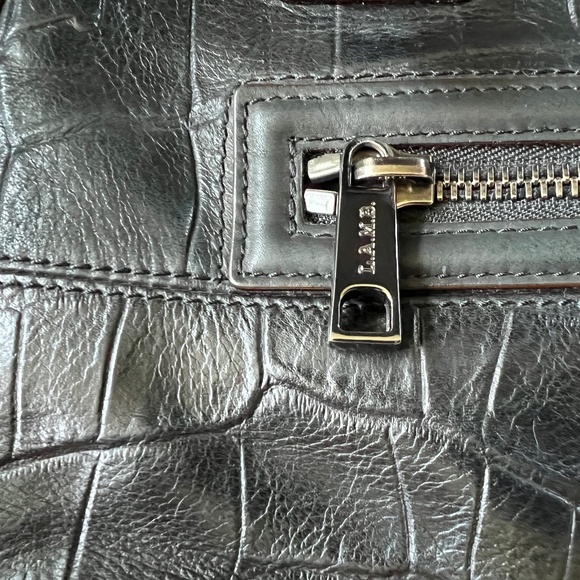 L.A.M.B. By Gwen Stefani Hemingford Satchel Black Vintage - Picture 4 of 16